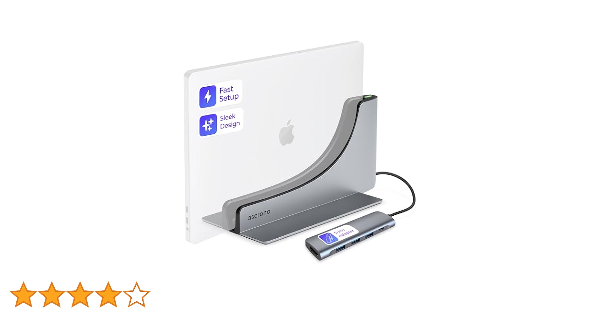 ascrono ノートPCスタンド Ascrono® MacBook Docking Station